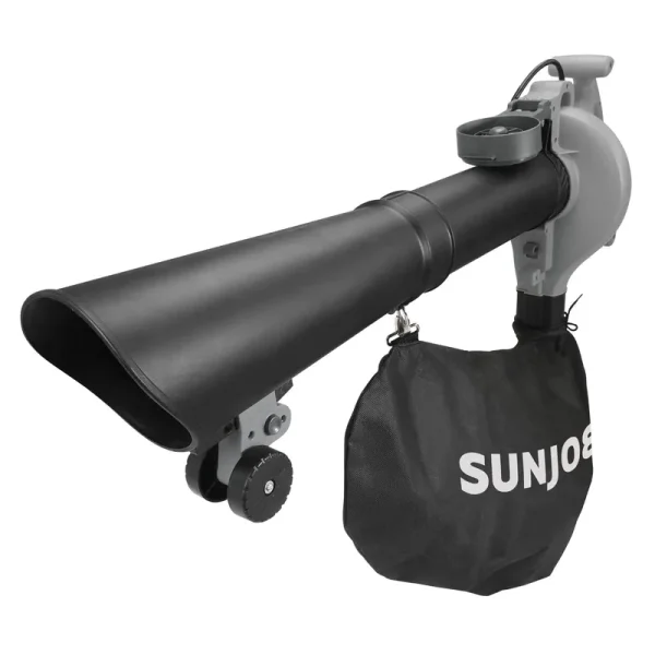 Sun Joe SBJ606E-GA-GRY 4-in-1 Electric Blower , 250 MPH - 14 Amp , Vacuum - Mulcher - Gutter Cleaner (Grey)