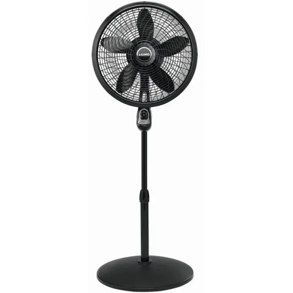 Lasko 1843 18 Remote Control Cyclone Pedestal Fan Black