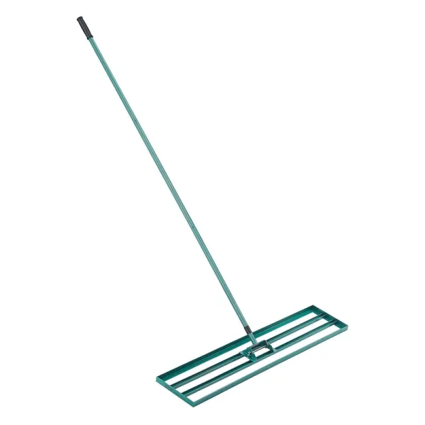 VEVOR Lawn Leveling Rake, 48"x10" Level Lawn Tool, Heavy-Duty Lawn Leveler with 78" Steel Extended Handle, Yard Leveling Rake S