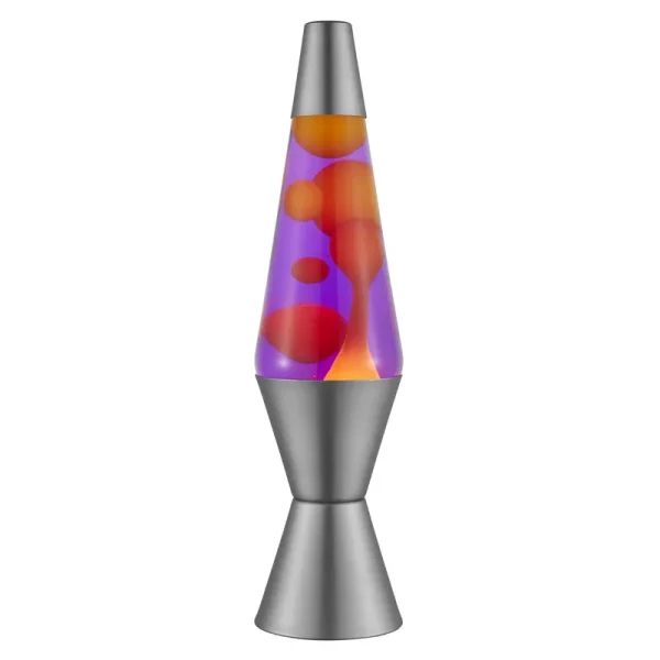 Lava Lamp - 14.5" Purple Sunset - The Original Motion Light - Yellow Wax and Purple Liquid - 2635