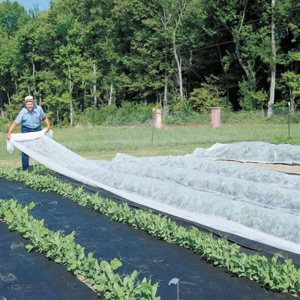 Gardens Alive! Floating Standard Weight Fabric Row Cover - 61 in x 55 ft