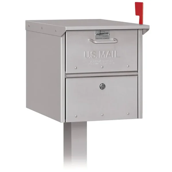 Salsbury Industries Roadside Mailbox - Silver