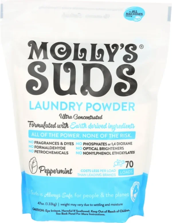 Mollys Suds Laundry Powder, Ultra-Concentrated - 41.8 oz