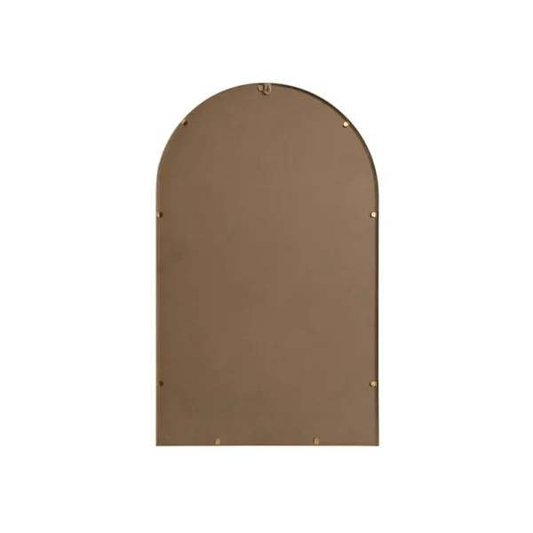 Sabine Arch Metal Wall Mirror Finish: Brass, Size: 36" x 22"
