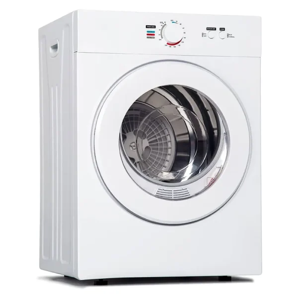 Euhomy Compact Dryer 1.8 Cu. ft. Portable Clothes Dryers with Exhaust Duct with Stainless Steel Liner Four Function Small Dryer Machine, Suitable