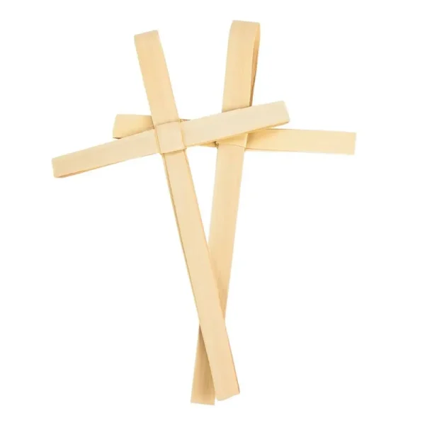 Concordia Supply Palm Sunday Outreach Palm Crosses - 4" x 2.5" Dried African Palm Crosses (Pack of 50)