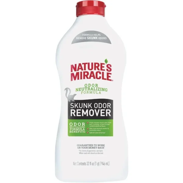 Nature's Miracle Skunk Odor Remover, Odor Neutralizing Formula - 32 fl oz