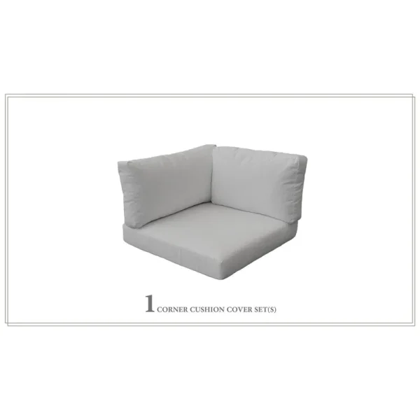 TK Classics 4 inch Cushions for Corner Chairs