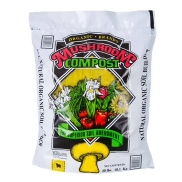Black Kow Mushroom Compost Organic Brands 40 Pound Bag
