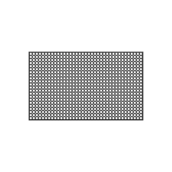 Condor Black Drainage Mat, Size: 3'x5'