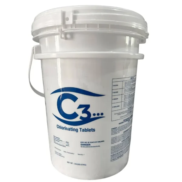 C3 3" Stabilized Chlorine Tablets | 20 lbs