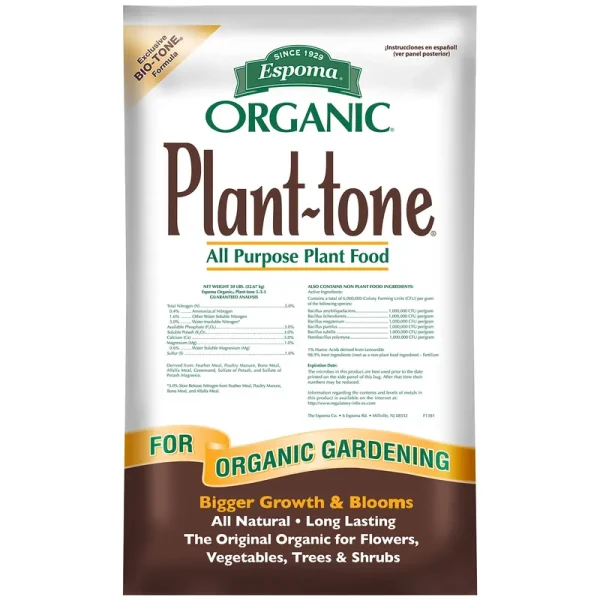 Espoma 50 lbs. Organic Plant Tone All Purpose Plant Food
