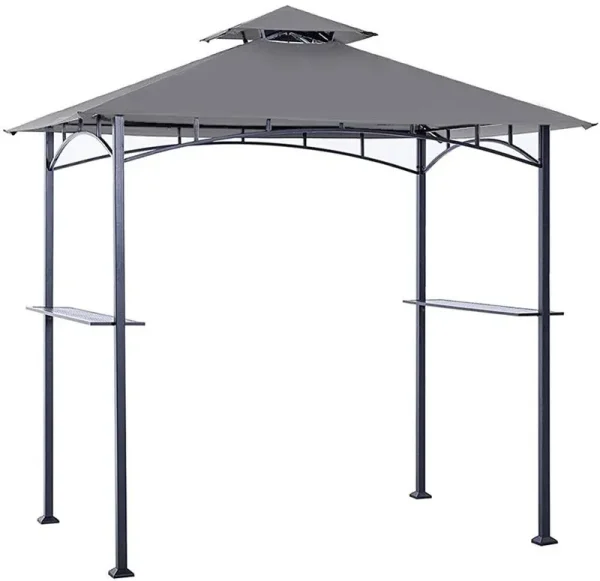 ABCCANOPY Grill Shelter Replacement Canopy Roof for Model L-GZ238PST-11 (Grey)