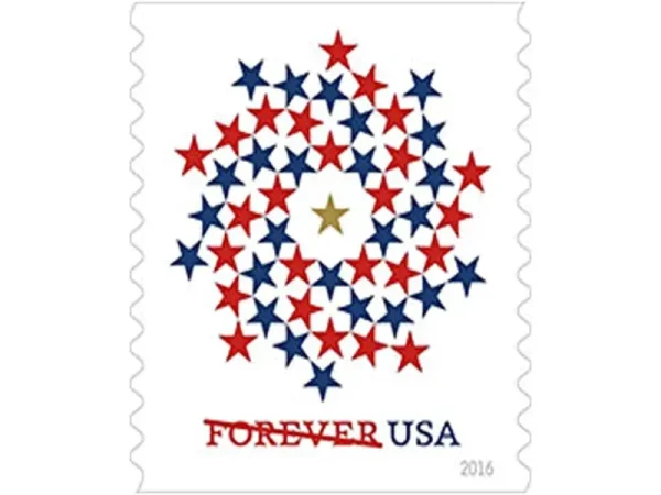 Forever Stamps 2016 Patriotic Spiral – National Pride. First-Class Postage