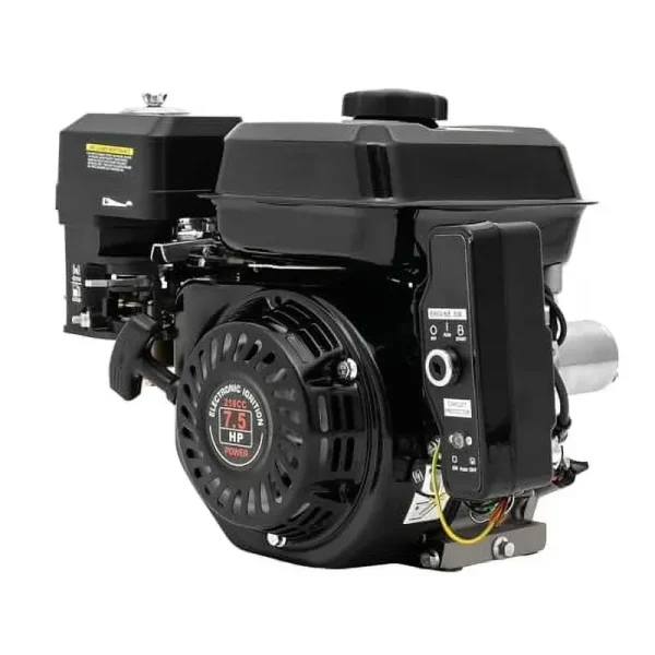 7.5HP Gas Powered Engine, 212CC 4 - Stroke Electric Start Motor, 3000W Go Kart Engine Motor, 3600RPM, OHV Design Motor for Mini Bike Go - Karts, Minibikes and Log - Splitter