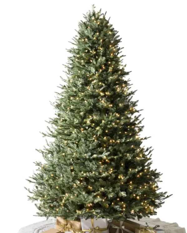 Balsam Hill Balsam Fir 6.5-Foot Pre-Lit Artificial Tree in Green
