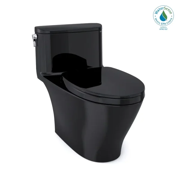 Toto Ms642124cef Nexus 1.28 Gpf One Piece Elongated Chair Height Toilet - Ebony