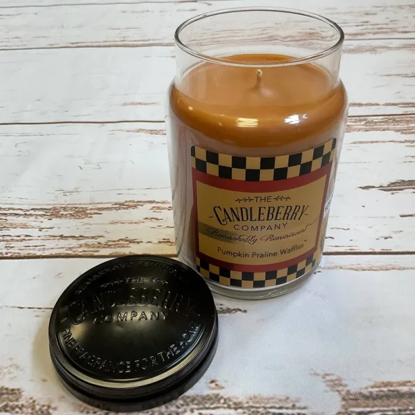 Candleberry Candles Pumpkin Praline Waffles Scented Candle 26oz