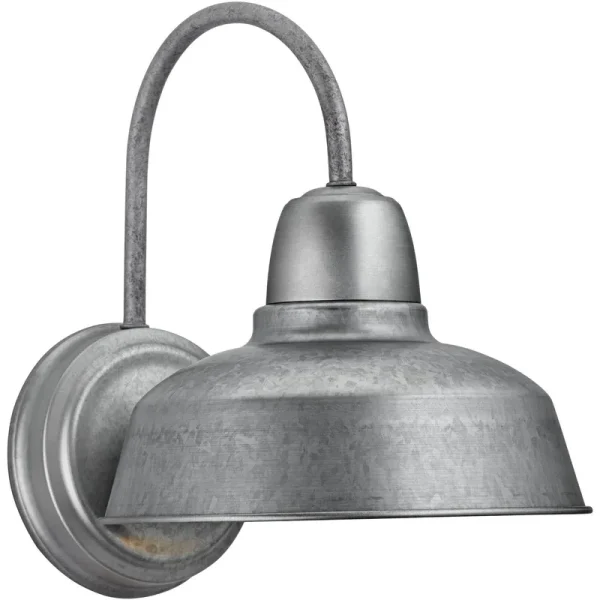 Urban Barn 13" High Galvanized Steel Outdoor Wall Light