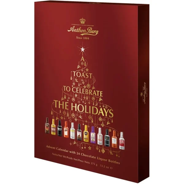 Anthon Berg Chocolate Liquor Bottles Advent Calendar (13.2 oz)
