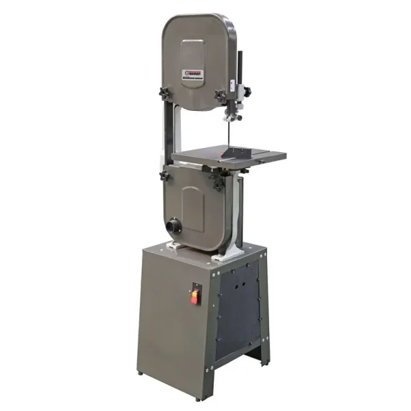 14 inch Four Speed Woodworking Band Saw with Cast Iron Table Blade Miter Gauge. Gray