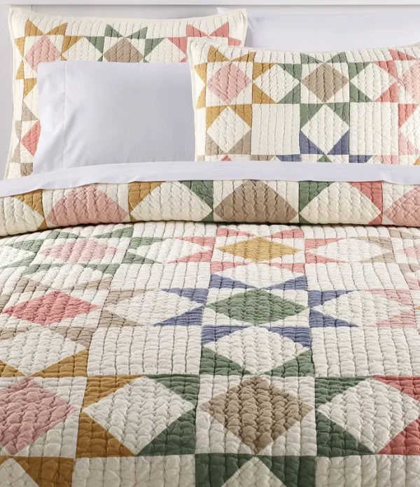 L.L.Bean North Star Patchwork Reversible Sham - Multi