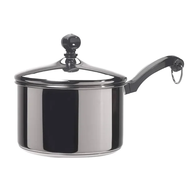 Farberware Classic Stainless Steel 2-Quart Covered Saucepan Silver