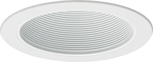 Juno Lighting V3024 6 inch Baffle Recessed Trim - White