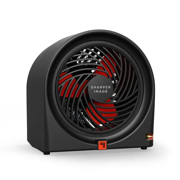 Sharper Image - Radius 5H Personal Space Heater - Black