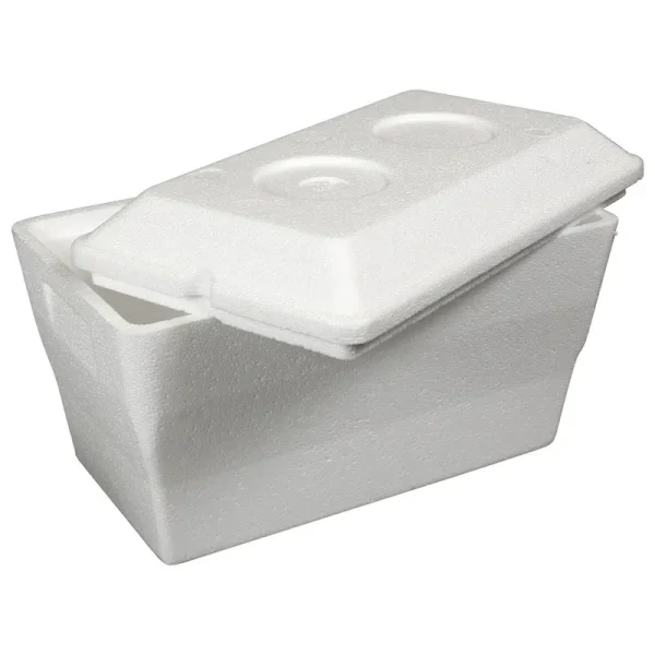 White Foam Coolers, 13x8.125x7.75-in.