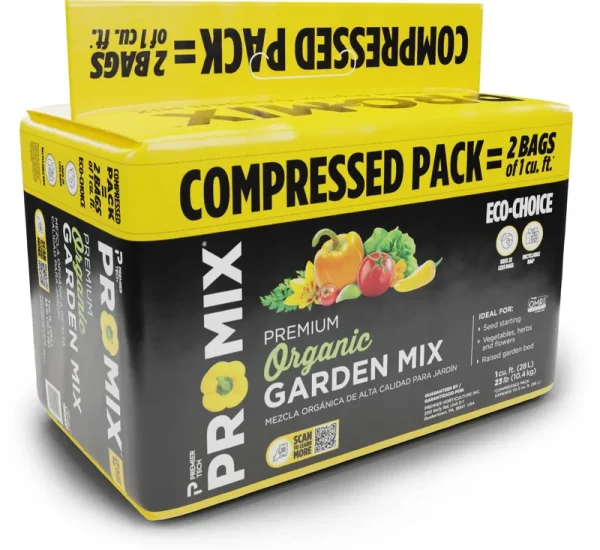 Pro-Mix Premium Organic Garden Mix 2 Cu. ft. Compressed Soil