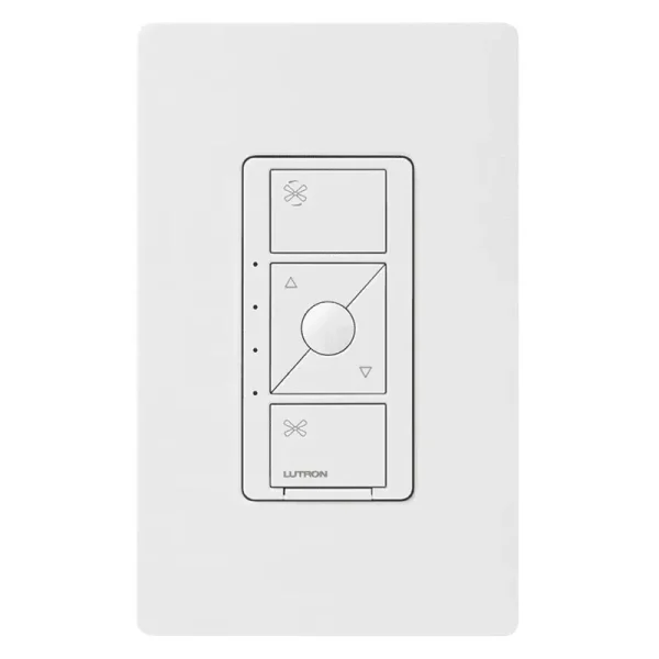 Lutron PD-FSQN-WH Caseta Wireless Smart Fan Speed Control White