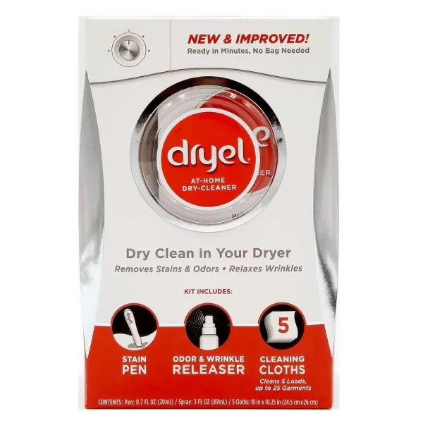 Dryel At-Home Dry Cleaner Starter Kit, 4 Loads
