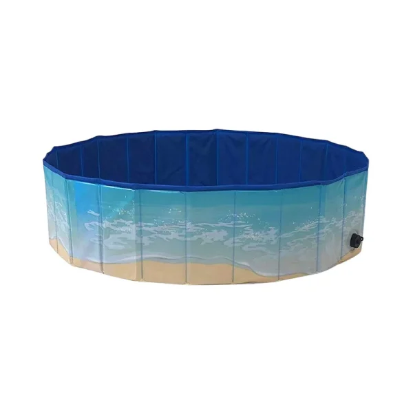 Midlee Dog Pool - Foldable & Portable Outdoor Bathing Tub (47" Diameter)