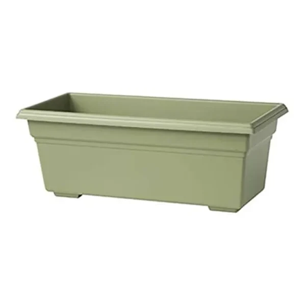 Novelty Countryside Flowerbox, 30 inch - Sage
