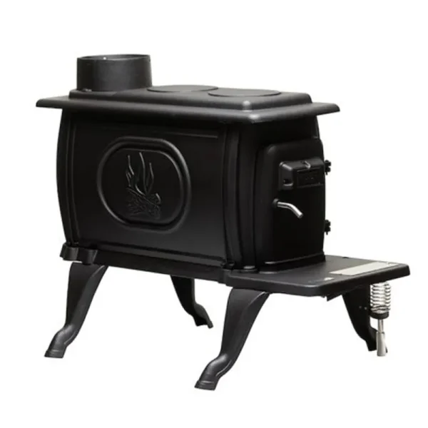 US Stove 900 Sq. ft. Cast Iron Wood Stove