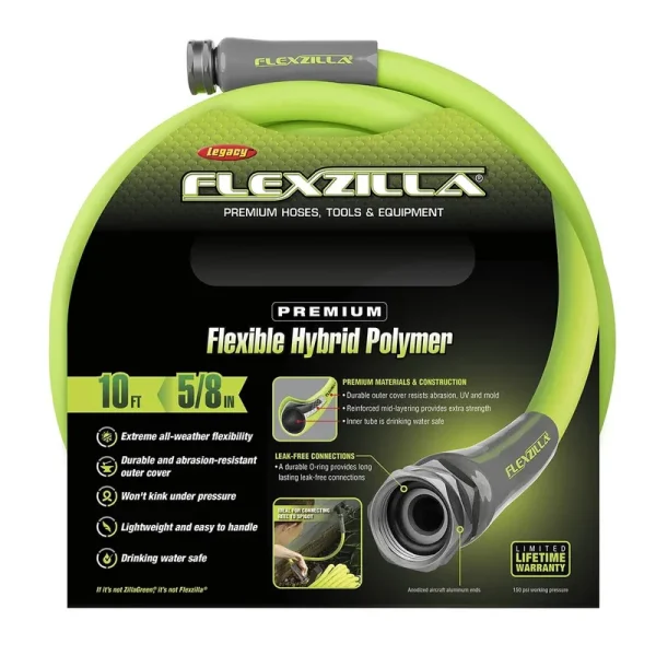 Flexzilla Garden Lead-In Hose, 5/8" x 10'