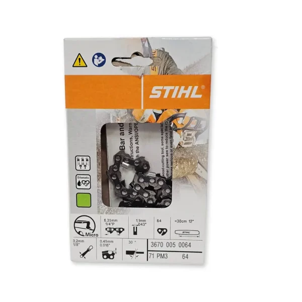 Stihl 12" Oilomatic Picco Micro 3 71pm3-64 Saw Chain