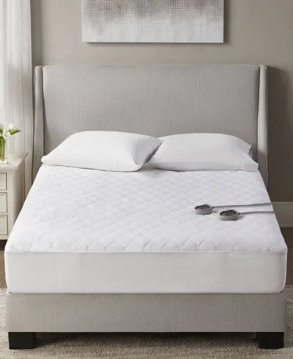 Premier Comfort Electric Mattress Pad, Queen - White