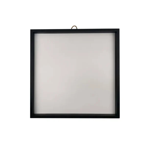 Make Market Plaque with Frame - White & Black - 16 x 16 in