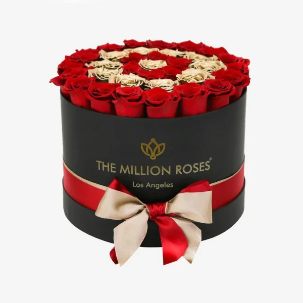 The Million Roses Roses in Supreme Box - Gold