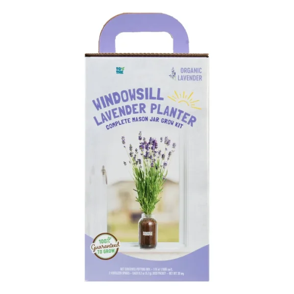 Back to The Roots Organic Lavender Windowsill Planter