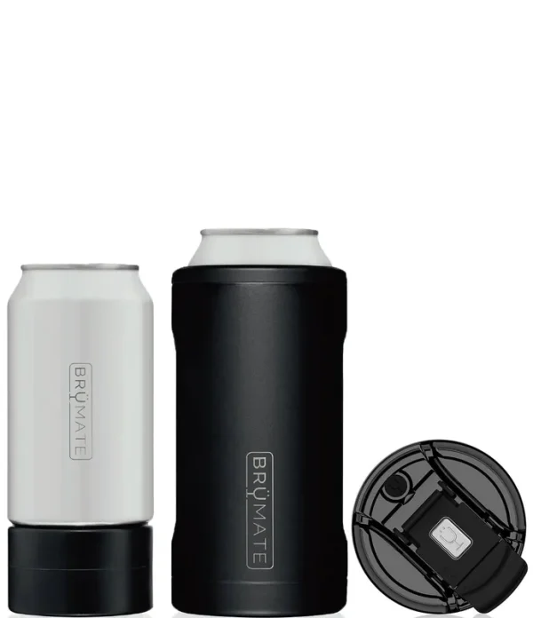 BruMate Hopsulator Trio 3-in-1 Can Cooler - Matte Black