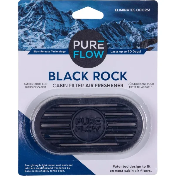 Black Rock, PureFlow Cabin Filter Air Freshener with Odor Eliminator, 1 Pack