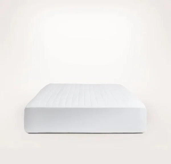 Boll & Branch Organic Cotton Quilted Mattress Pad, Size Twin in White at Nordstrom