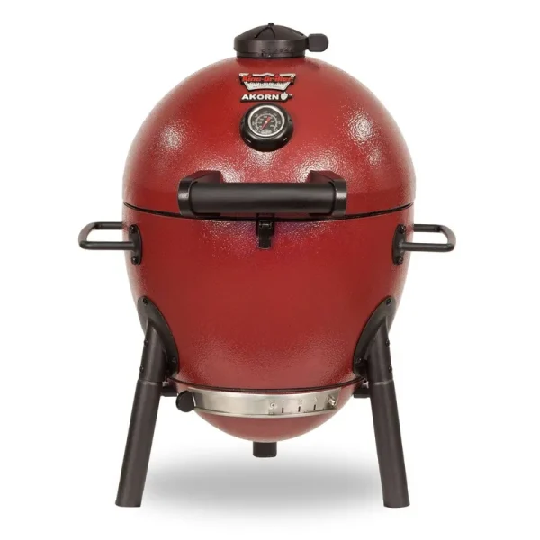 Char-Griller Akorn Jr. Kamado Kooker Charcoal Grill - Red