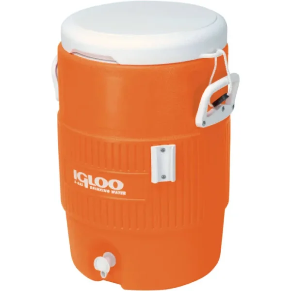 Igloo 5-Gallon Heavy-Duty Beverage Cooler - Orange