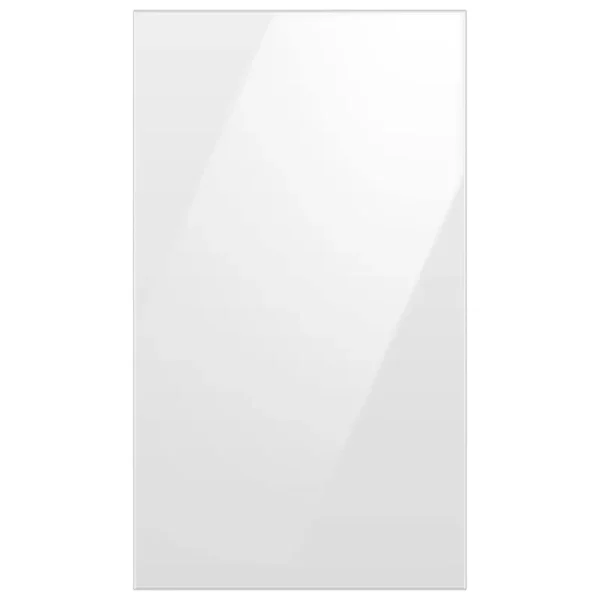 Samsung - Bespoke 4-Door Flex Refrigerator Panel - Bottom Panel - White Glass