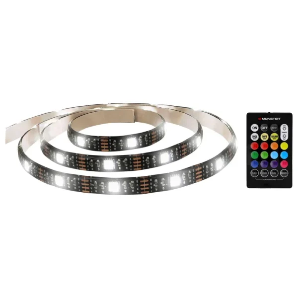 Monster Multi Color & Multi White LED Light Strip - 6.5ft
