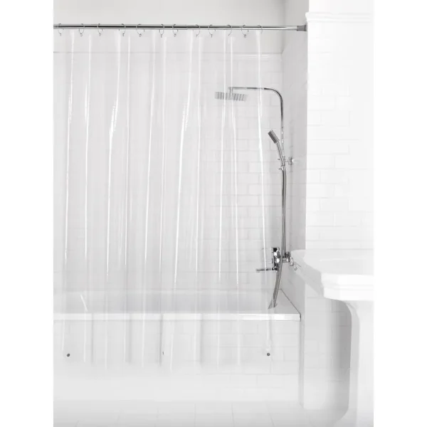 Mainstays Weight Shower Liner - Clear - M Each